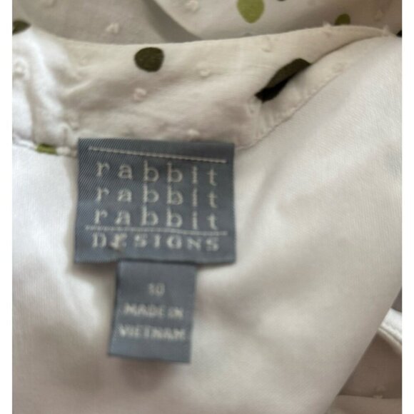 rabbit rabbit rabbit dress beaded neckline lined Sunday Best Textured Pleated‎ - Picture 5 of 6